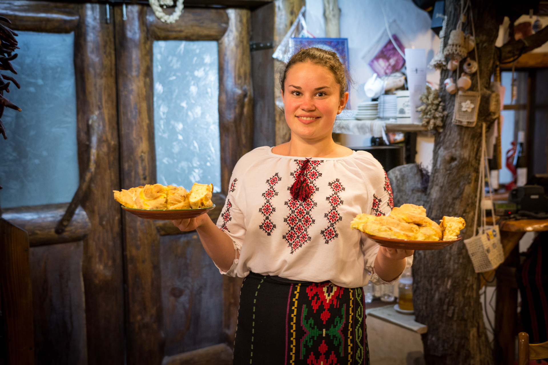 Moldova hospitality and traditional food.