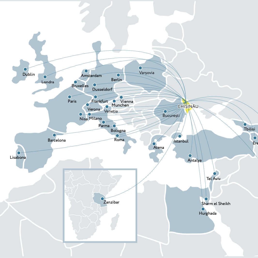 Flights to Moldova
