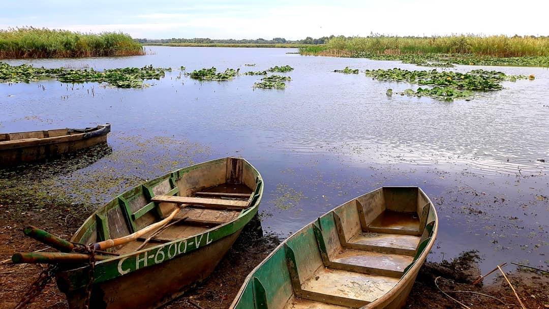Lake Beleu in southern Moldova.