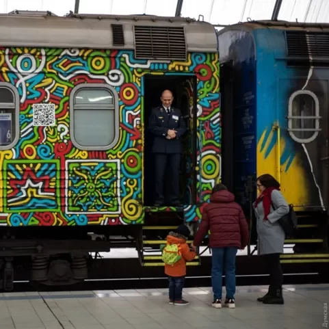 Victory Train from Kyiv, Ukraine to Chisinau, Moldova