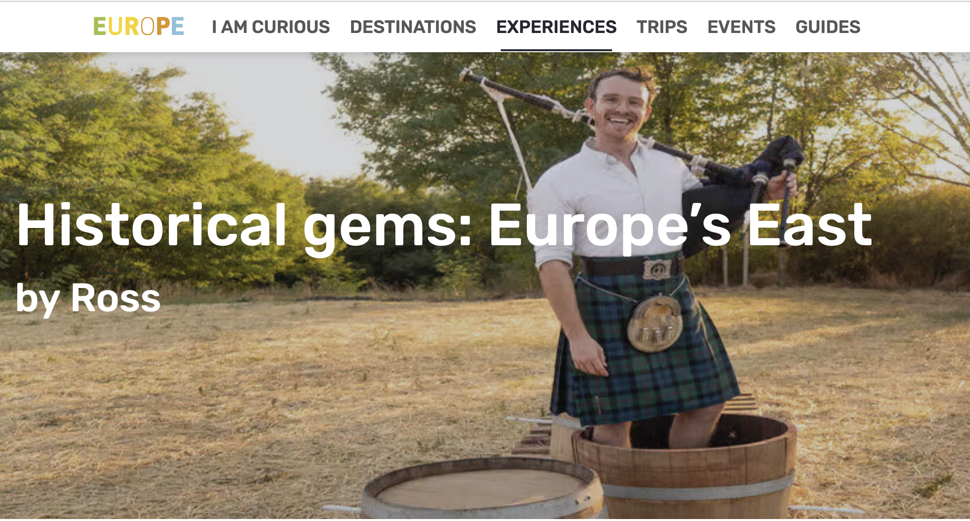 Visit Europe campaign with Moldova to explore historical gems.