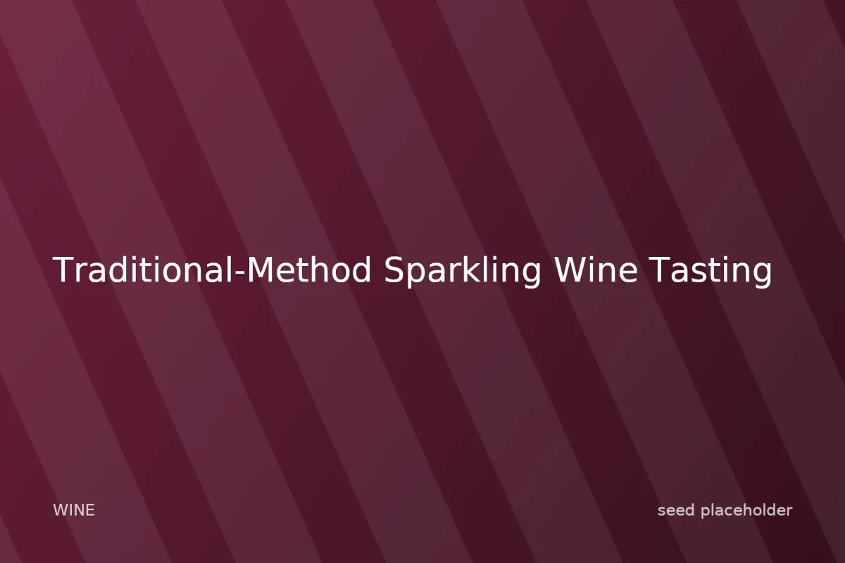 Photo of Traditional-Method Sparkling Wine Tasting