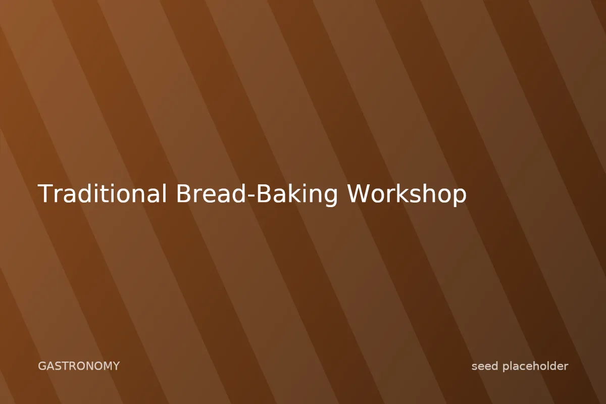 Photo of Traditional Bread-Baking Workshop